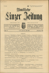 Amtliche Linzer Zeitung 19540521 Seite: 1