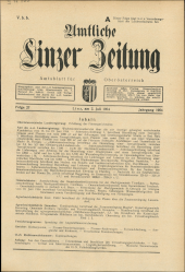 Amtliche Linzer Zeitung 19540702 Seite: 1