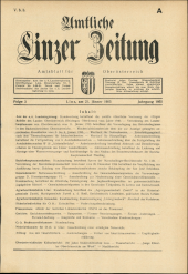 Amtliche Linzer Zeitung 19550121 Seite: 1