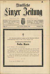 Amtliche Linzer Zeitung 19551028 Seite: 1