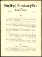 Kirchliches Verordnungsblatt für die Diözese Gurk 19450604 Seite: 1