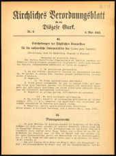 Kirchliches Verordnungsblatt für die Diözese Gurk 19460506 Seite: 1