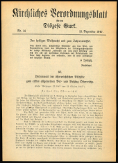 Kirchliches Verordnungsblatt für die Diözese Gurk 19471212 Seite: 1