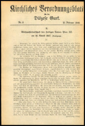 Kirchliches Verordnungsblatt für die Diözese Gurk 19480221 Seite: 1