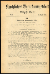 Kirchliches Verordnungsblatt für die Diözese Gurk 19480420 Seite: 1