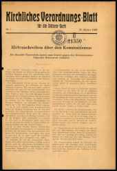 Kirchliches Verordnungsblatt für die Diözese Gurk 19500124 Seite: 1