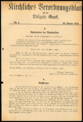 Kirchliches Verordnungsblatt für die Diözese Gurk 19500125 Seite: 1