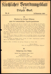 Kirchliches Verordnungsblatt für die Diözese Gurk 19500912 Seite: 1