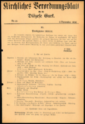 Kirchliches Verordnungsblatt für die Diözese Gurk 19501102 Seite: 1