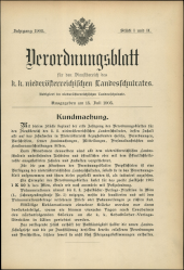 Verordnungsblatt für den Dienstbereich des niederösterreichischen Landesschulrates