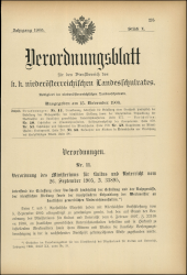 Verordnungsblatt für den Dienstbereich des niederösterreichischen Landesschulrates