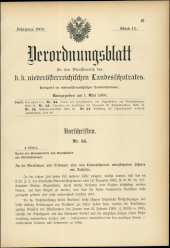 Verordnungsblatt für den Dienstbereich des niederösterreichischen Landesschulrates 19060501 Seite: 1