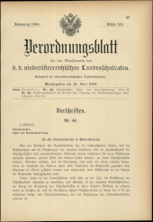 Verordnungsblatt für den Dienstbereich des niederösterreichischen Landesschulrates 19060615 Seite: 1