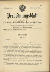 Verordnungsblatt für den Dienstbereich des niederösterreichischen Landesschulrates 19061101 Seite: 1