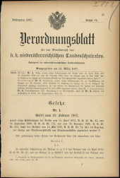 Verordnungsblatt für den Dienstbereich des niederösterreichischen Landesschulrates