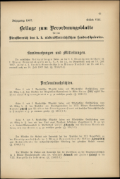 Verordnungsblatt für den Dienstbereich des niederösterreichischen Landesschulrates 19070415 Seite: 19