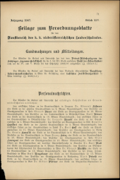 Verordnungsblatt für den Dienstbereich des niederösterreichischen Landesschulrates 19070715 Seite: 3