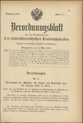 Verordnungsblatt für den Dienstbereich des niederösterreichischen Landesschulrates