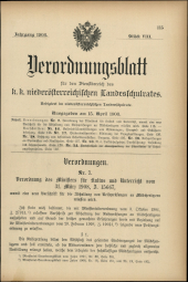 Verordnungsblatt für den Dienstbereich des niederösterreichischen Landesschulrates