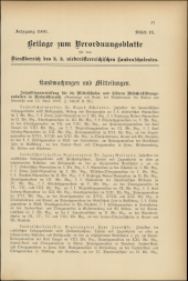 Verordnungsblatt für den Dienstbereich des niederösterreichischen Landesschulrates 19080501 Seite: 11