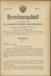 Verordnungsblatt für den Dienstbereich des niederösterreichischen Landesschulrates 19090201 Seite: 1