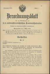 Verordnungsblatt für den Dienstbereich des niederösterreichischen Landesschulrates