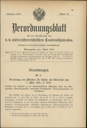 Verordnungsblatt für den Dienstbereich des niederösterreichischen Landesschulrates 19090401 Seite: 1