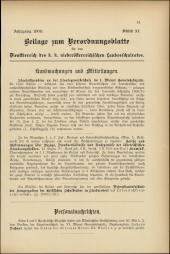 Verordnungsblatt für den Dienstbereich des niederösterreichischen Landesschulrates 19090601 Seite: 11