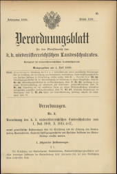 Verordnungsblatt für den Dienstbereich des niederösterreichischen Landesschulrates 19090701 Seite: 1