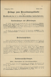 Verordnungsblatt für den Dienstbereich des niederösterreichischen Landesschulrates 19090701 Seite: 11