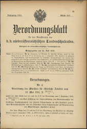 Verordnungsblatt für den Dienstbereich des niederösterreichischen Landesschulrates