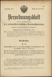 Verordnungsblatt für den Dienstbereich des niederösterreichischen Landesschulrates 19101115 Seite: 1