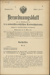 Verordnungsblatt für den Dienstbereich des niederösterreichischen Landesschulrates