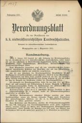 Verordnungsblatt für den Dienstbereich des niederösterreichischen Landesschulrates