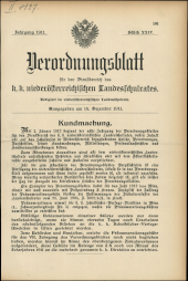 Verordnungsblatt für den Dienstbereich des niederösterreichischen Landesschulrates