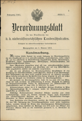 Verordnungsblatt für den Dienstbereich des niederösterreichischen Landesschulrates