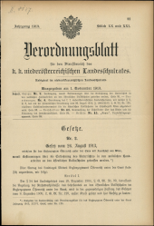 Verordnungsblatt für den Dienstbereich des niederösterreichischen Landesschulrates