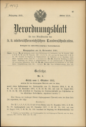 Verordnungsblatt für den Dienstbereich des niederösterreichischen Landesschulrates