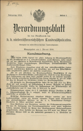 Verordnungsblatt für den Dienstbereich des niederösterreichischen Landesschulrates