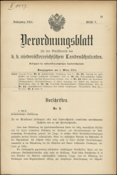 Verordnungsblatt für den Dienstbereich des niederösterreichischen Landesschulrates