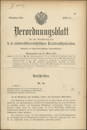 Verordnungsblatt für den Dienstbereich des niederösterreichischen Landesschulrates 19140315 Seite: 1