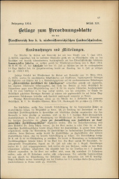 Verordnungsblatt für den Dienstbereich des niederösterreichischen Landesschulrates 19140615 Seite: 11