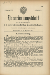 Verordnungsblatt für den Dienstbereich des niederösterreichischen Landesschulrates