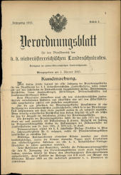 Verordnungsblatt für den Dienstbereich des niederösterreichischen Landesschulrates