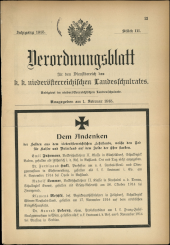 Verordnungsblatt für den Dienstbereich des niederösterreichischen Landesschulrates