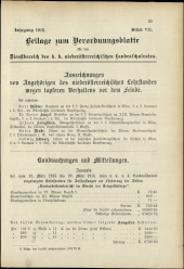 Verordnungsblatt für den Dienstbereich des niederösterreichischen Landesschulrates 19150401 Seite: 17