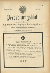 Verordnungsblatt für den Dienstbereich des niederösterreichischen Landesschulrates