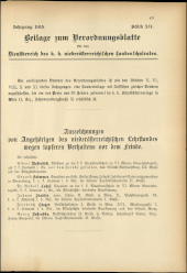 Verordnungsblatt für den Dienstbereich des niederösterreichischen Landesschulrates 19150615 Seite: 27