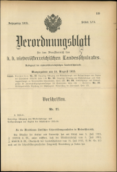 Verordnungsblatt für den Dienstbereich des niederösterreichischen Landesschulrates