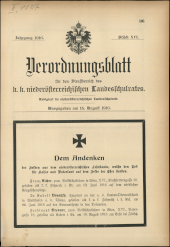 Verordnungsblatt für den Dienstbereich des niederösterreichischen Landesschulrates